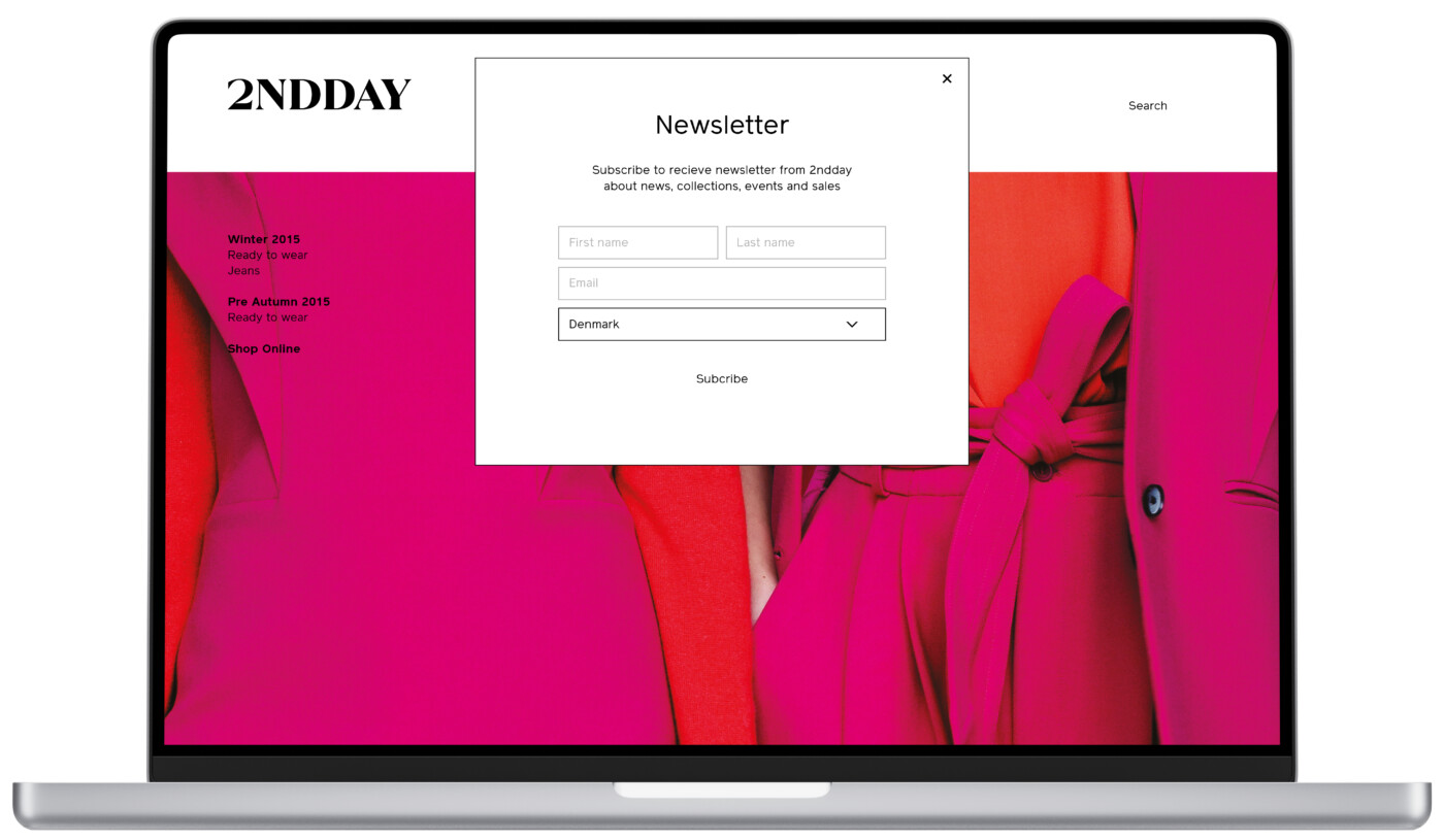 2ndday – Brand website