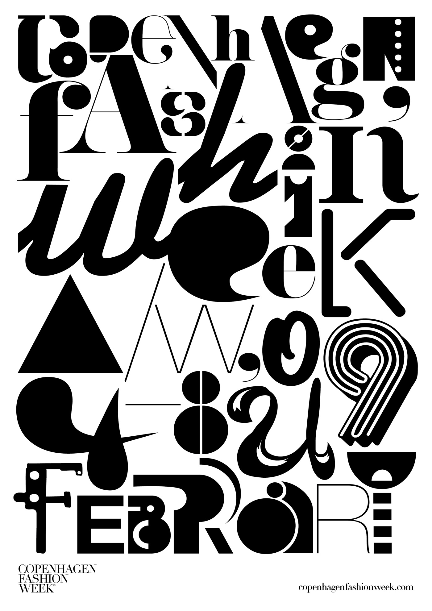 Copenhagen Fashion Week – AW2009 poster artwork
