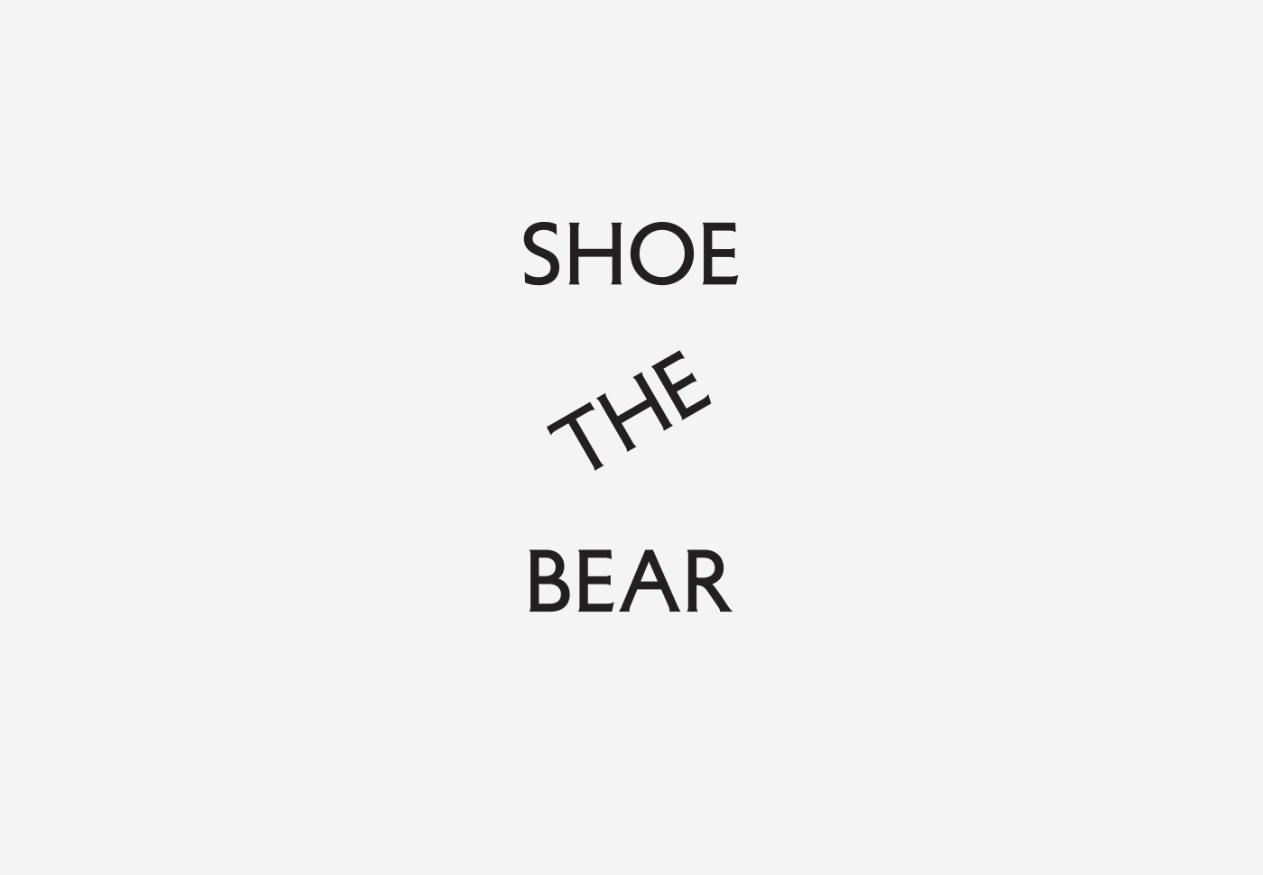 Shoe the Bear – Logo
