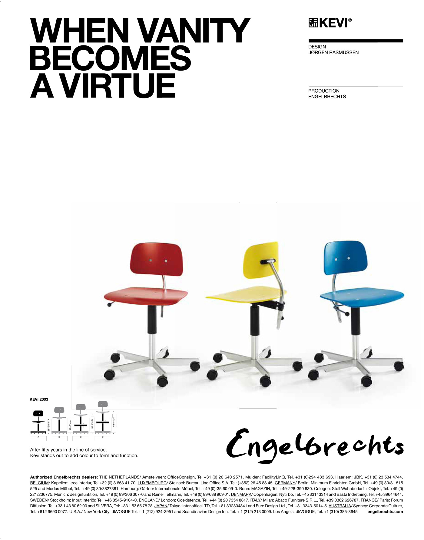 Engelbrechts – KEVI® advertising 2008-2010