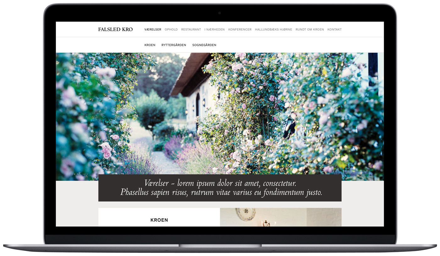 Falsled Kro – Website