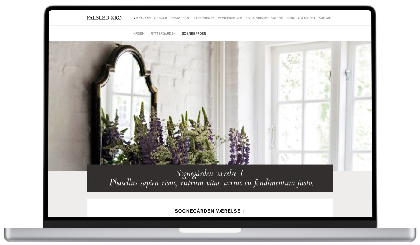 Falsled Kro – Website