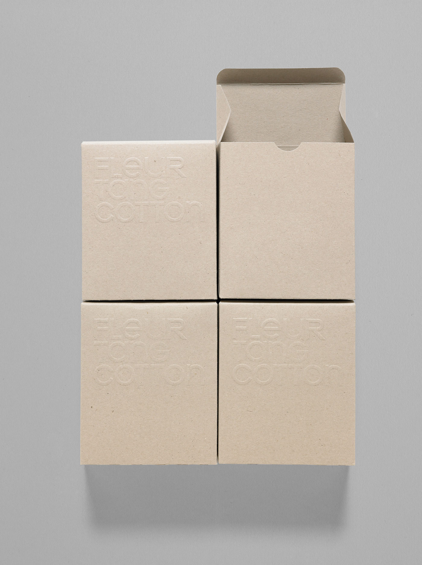 Fleur Tang organic cotton – Packaging