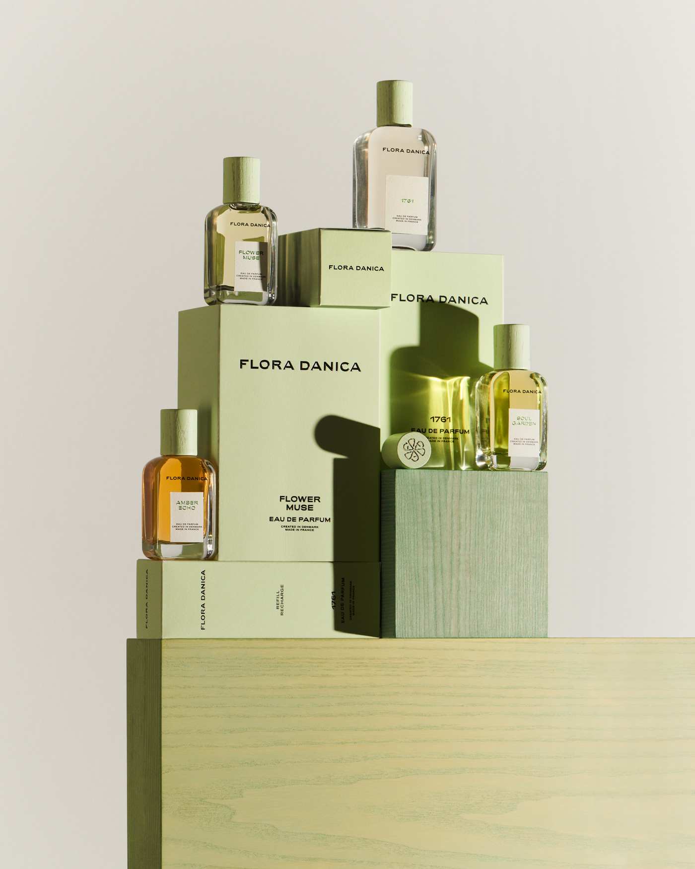 Flora Danica Parfums  — Packaging and product design — Still life