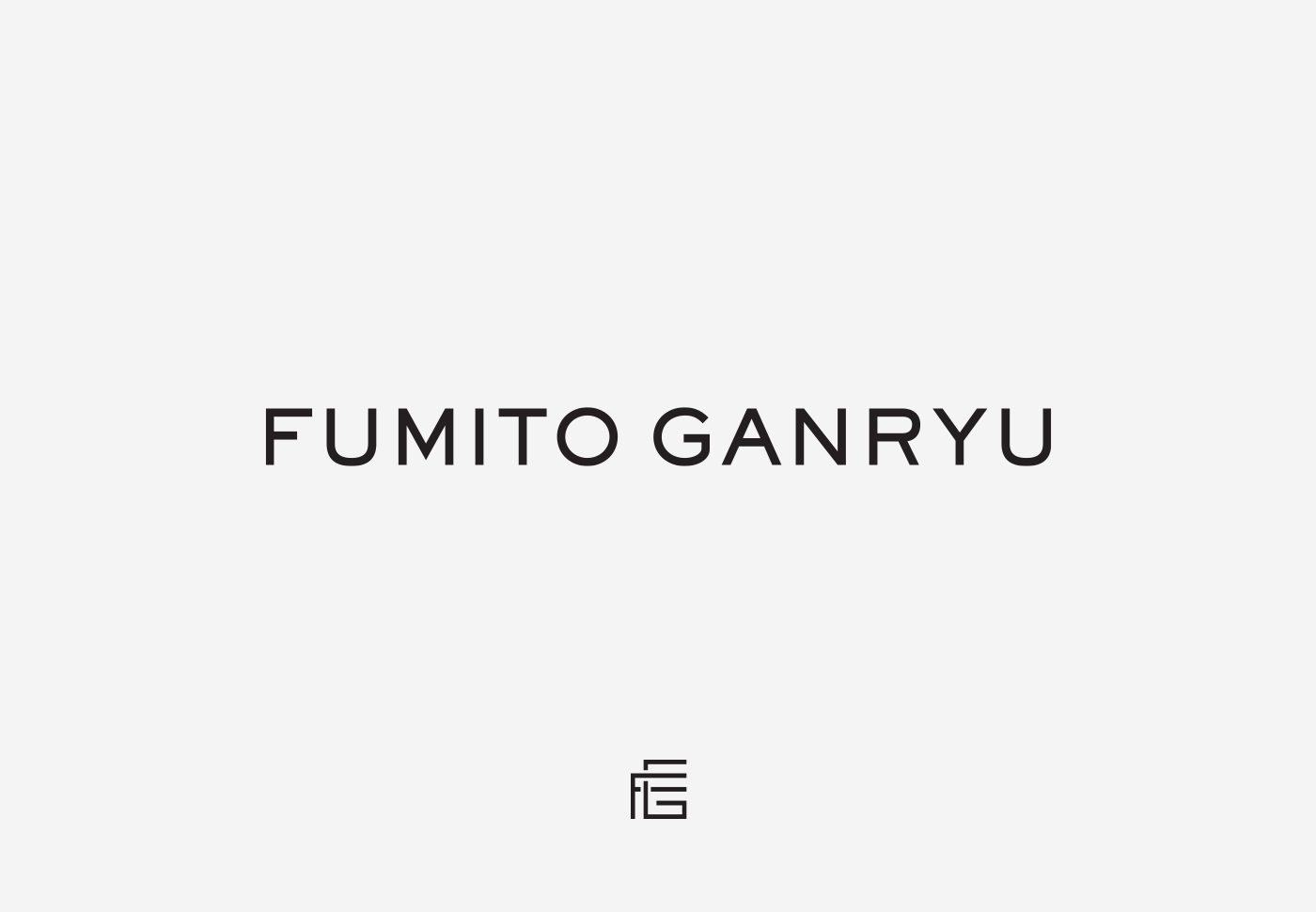 Fumito Ganryu – Visual identity