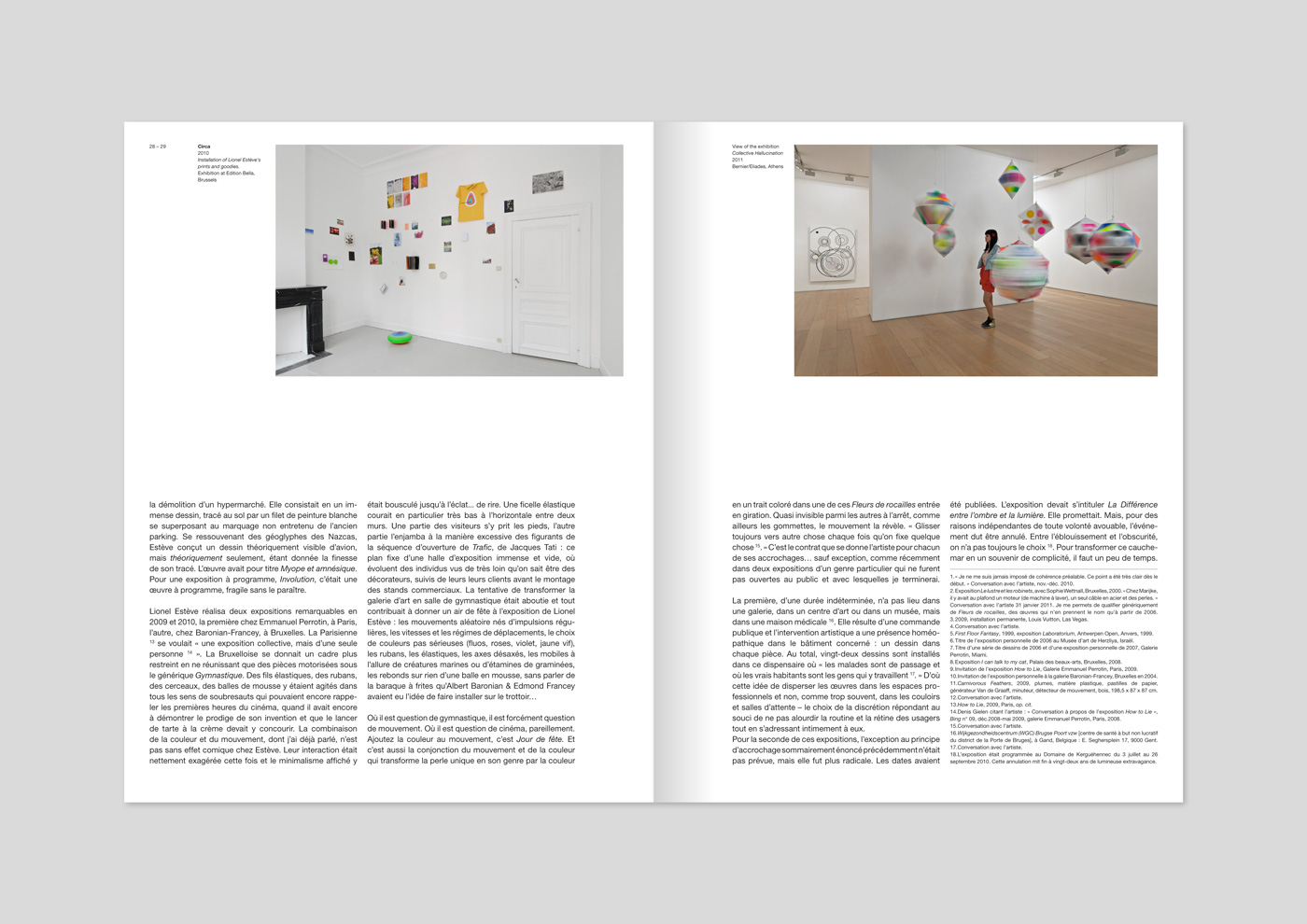 Galerie Perrotin (Paris/Tokyo/Seoul/NewYork/Shanghai/Hong Kong) – Estève monograph