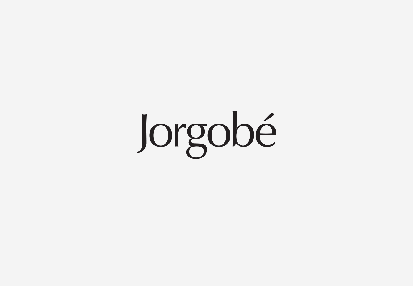 Jorgobé skincare – Logo