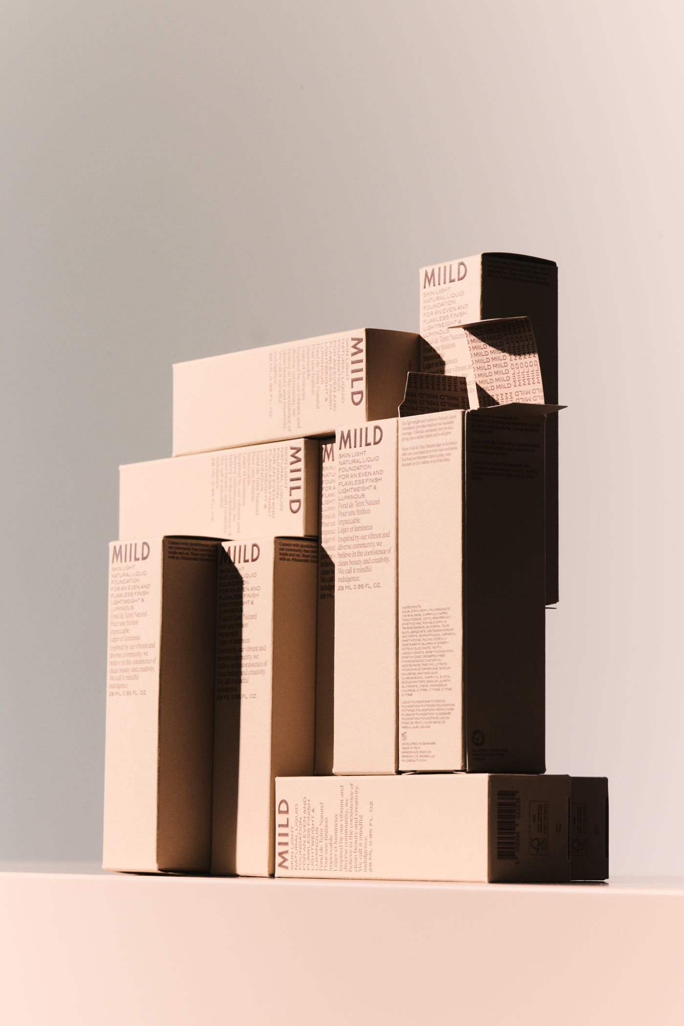 Miild Beauty – Product design