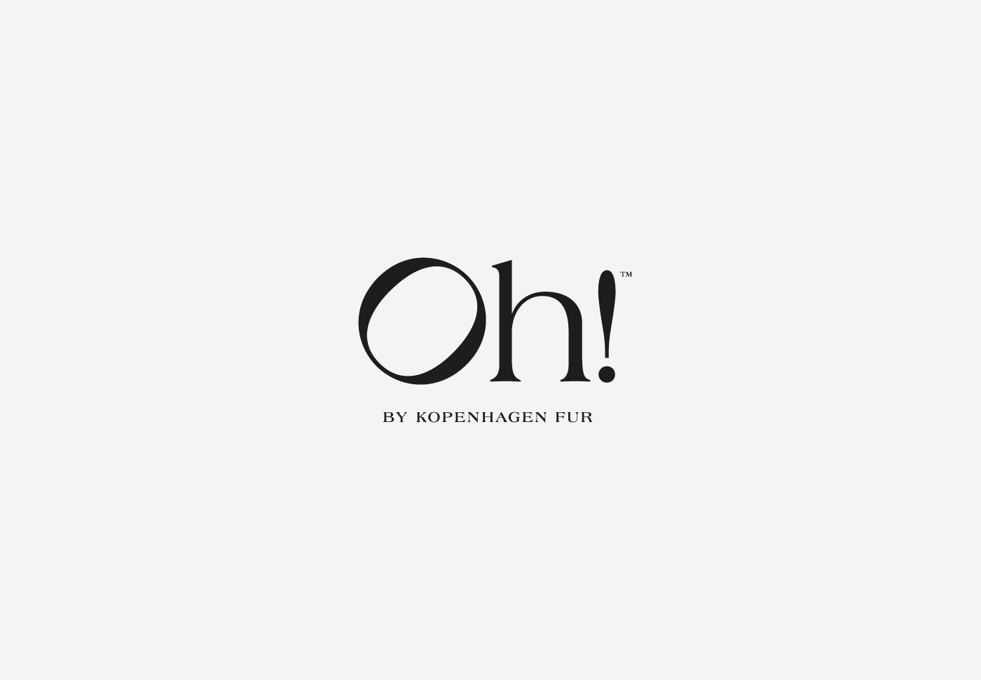 Oh! by Kopenhagen Fur – Naming and logo