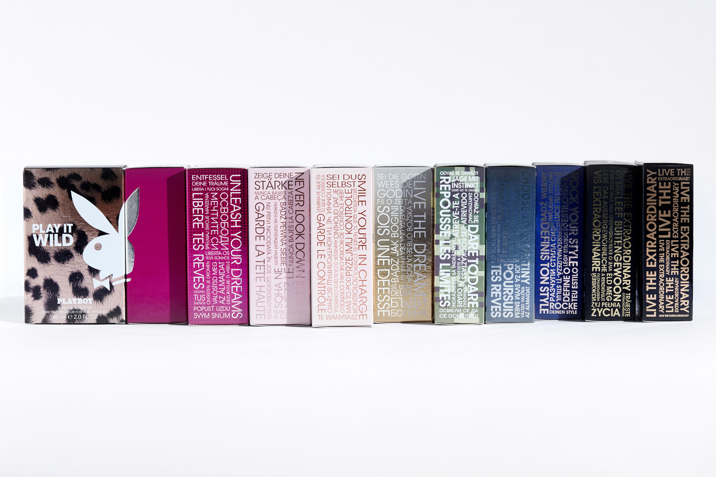 Playboy Fragrances – Packaging re-design