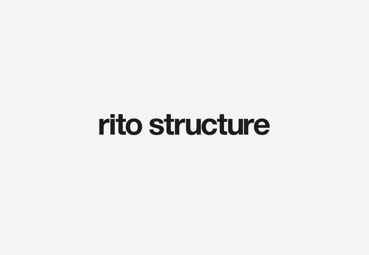Rito Structure – Logo