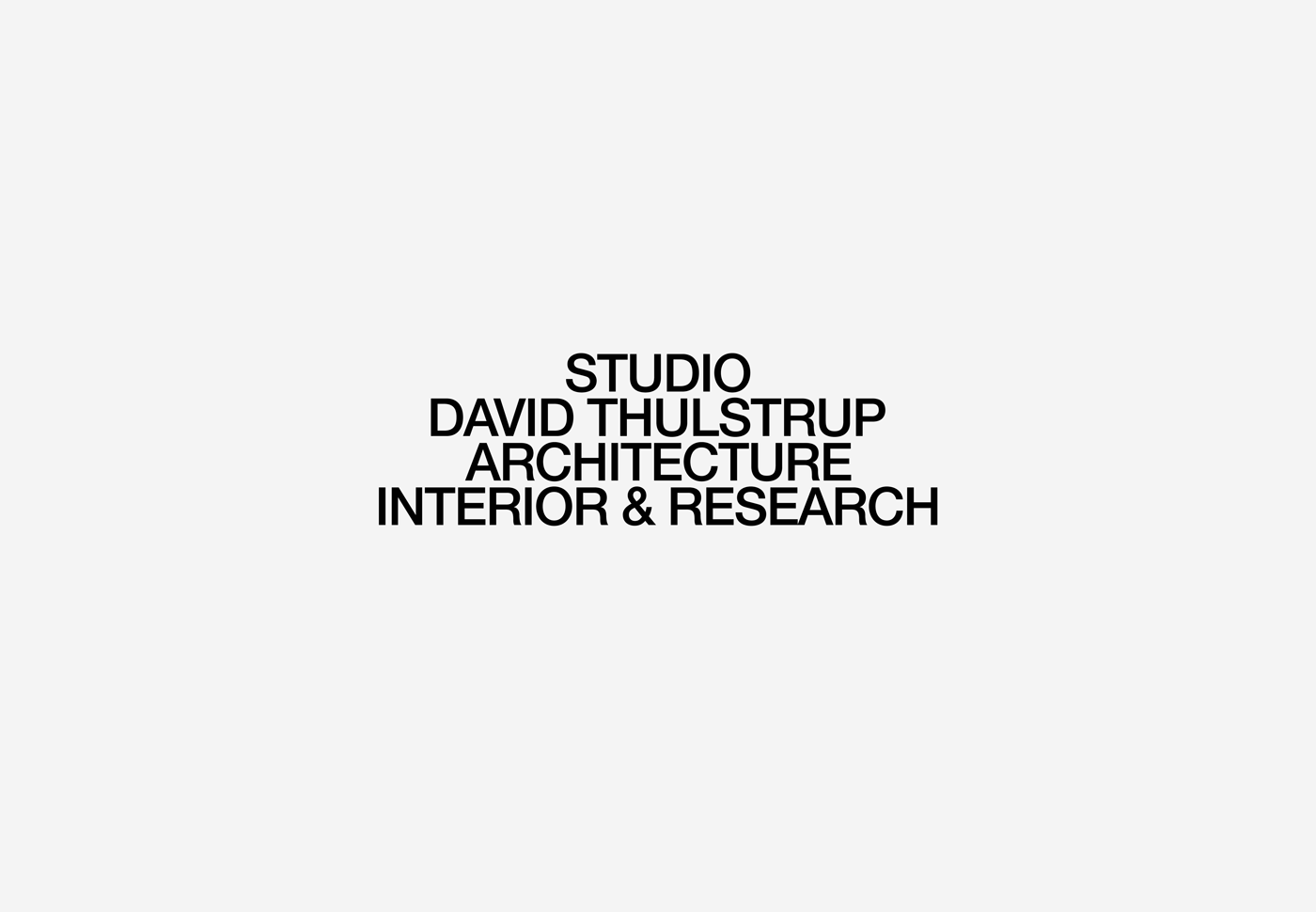Studio David Thulstrup – Logo