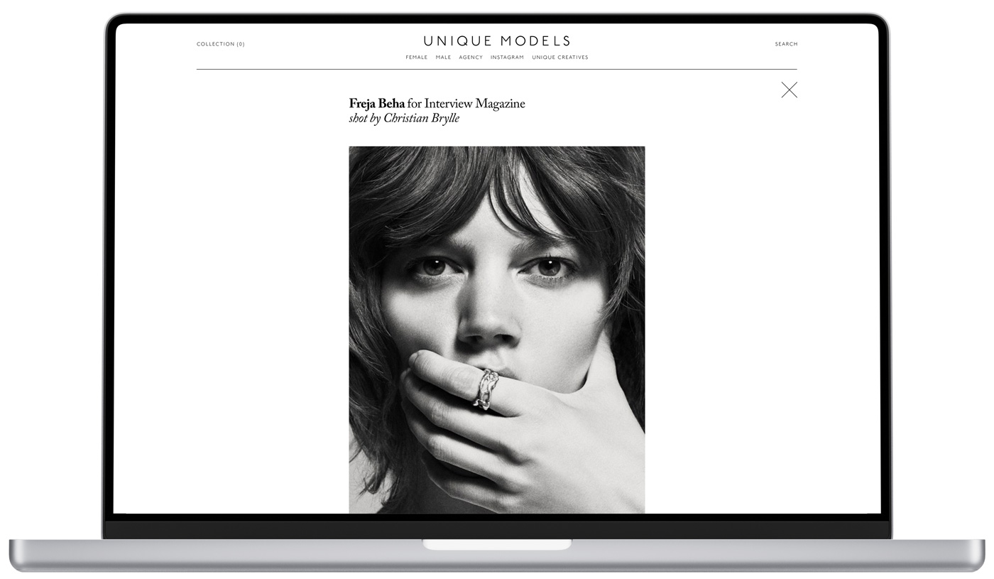Unique Models – Website