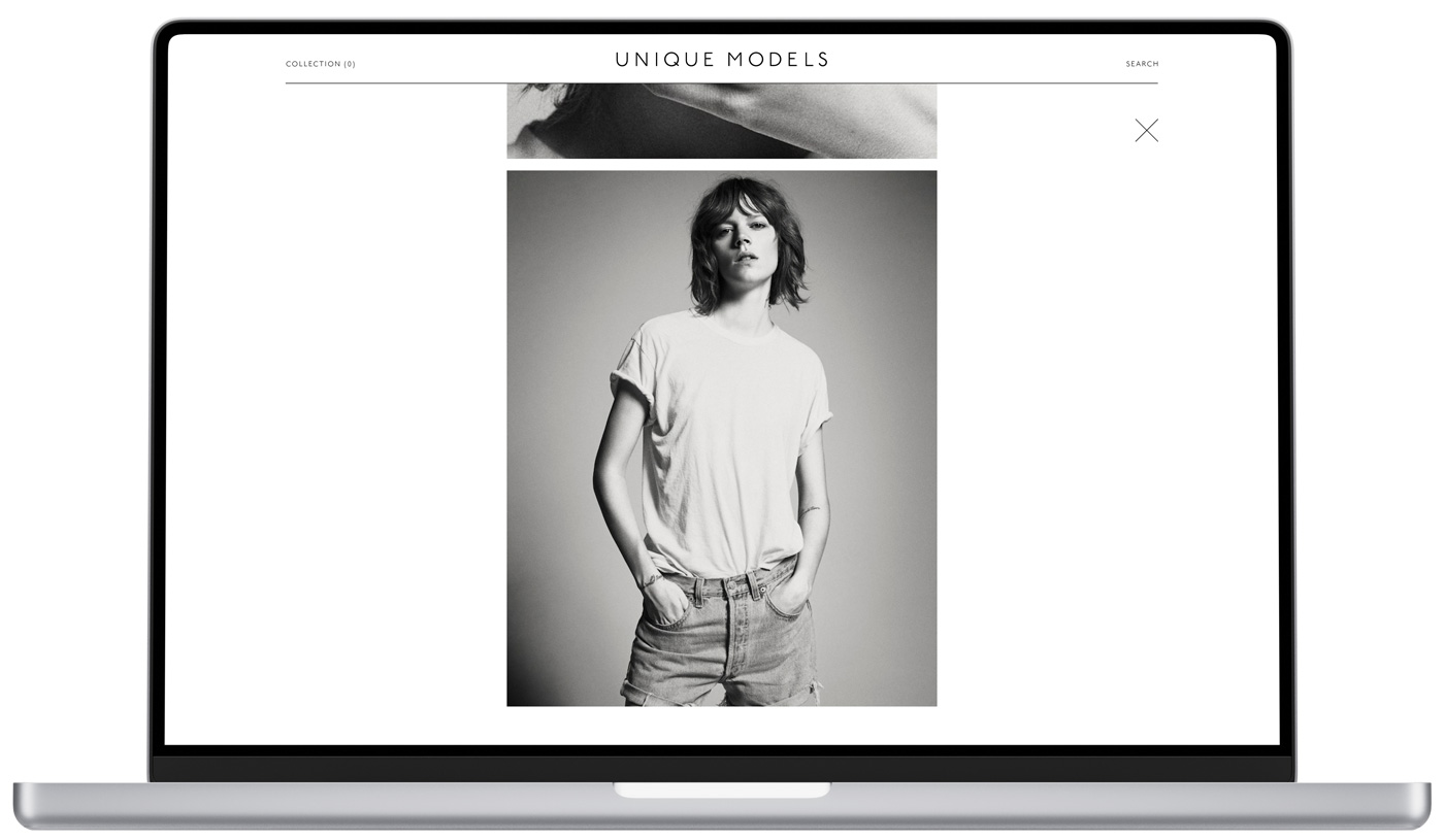Unique Models – Website