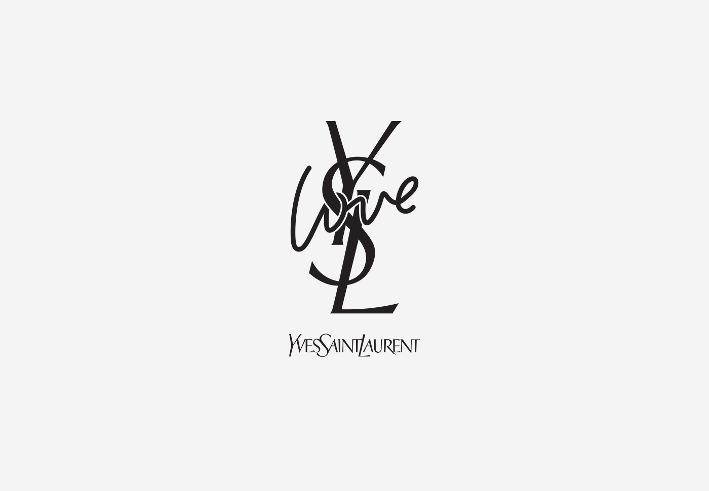 Yves Saint Laurent / YSL Parfums – YSL Love event logo 2016 (proposal)